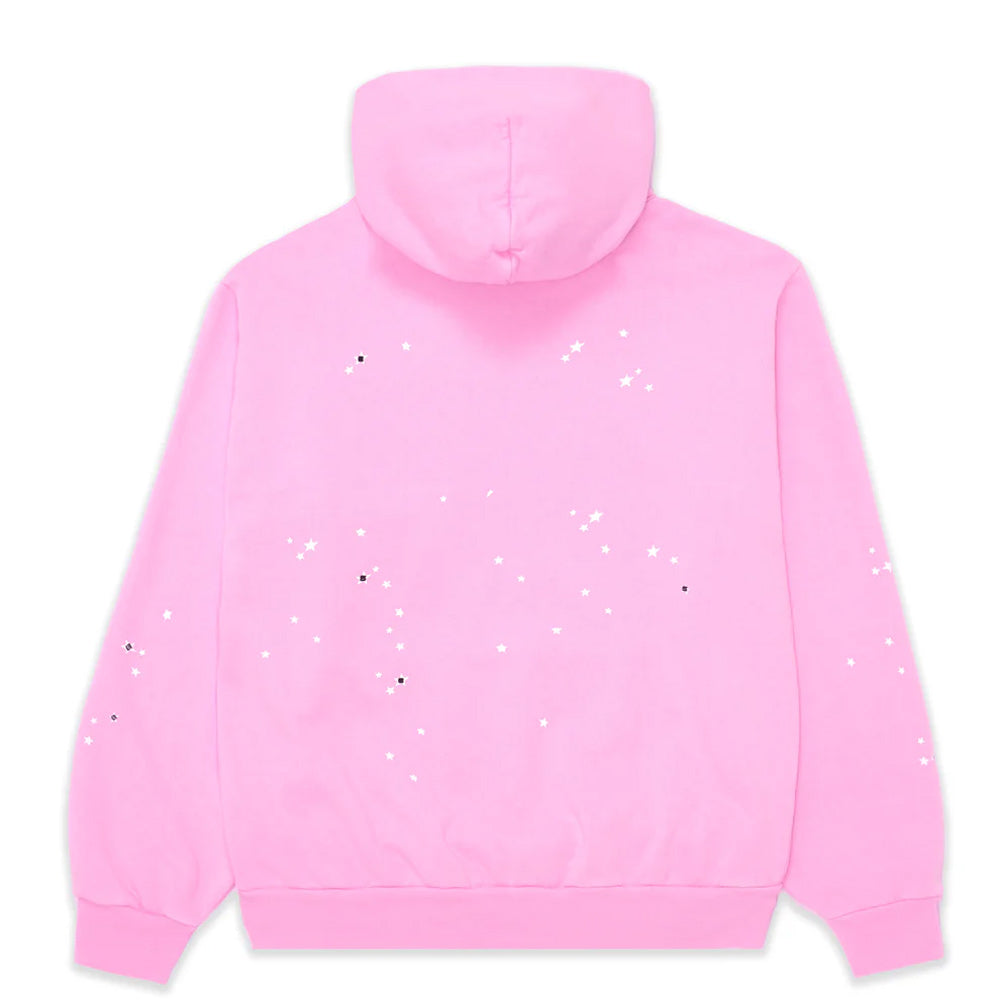 Sp5der Pink Atlanta Web Hoodie