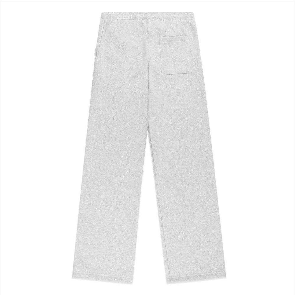 Light gray pants on a white background