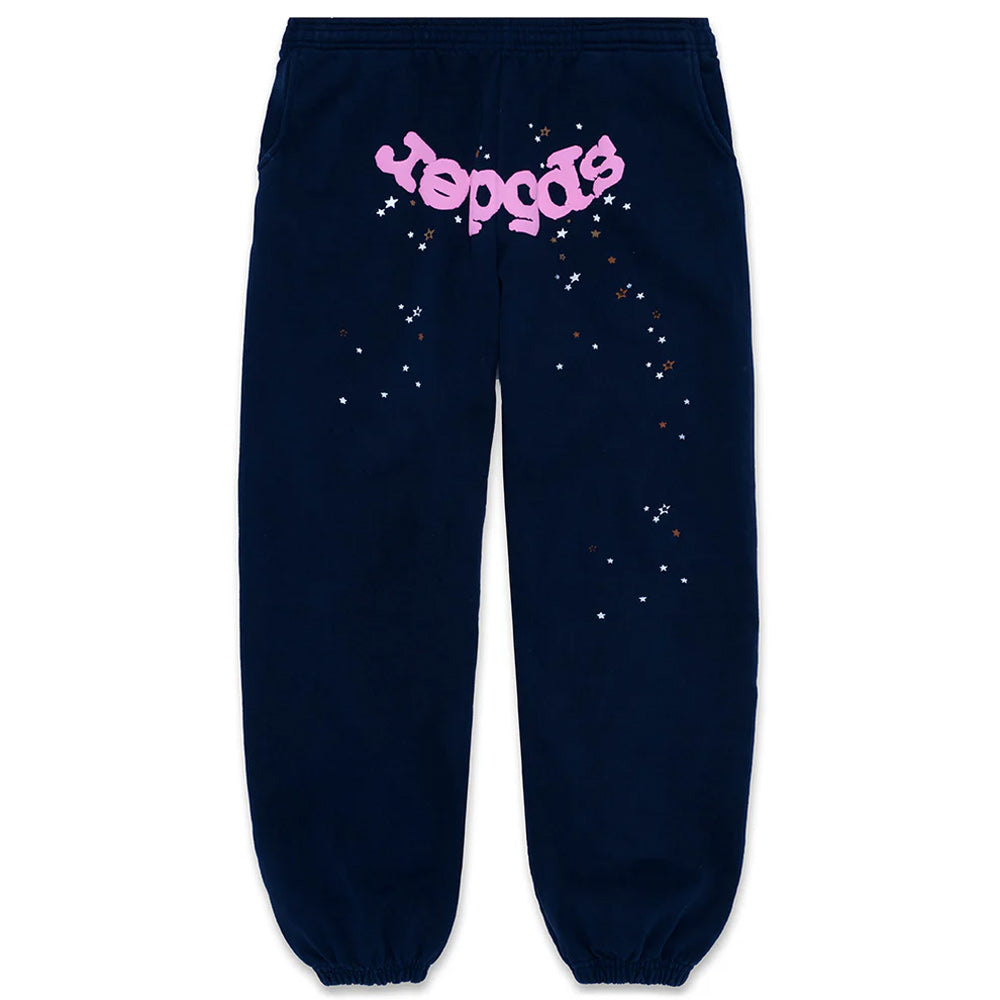 Sp5der Navy Atlanta Sweatpants