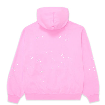 Sp5der Pink Atlanta Web Hoodie