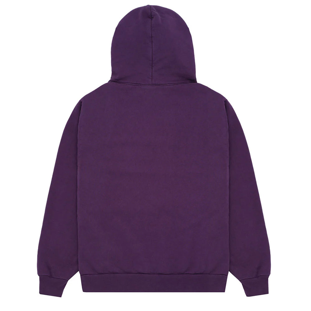 Purple hoodie on a white background