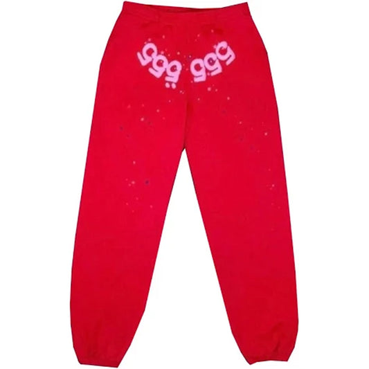 Sp5der Red Angel Number 555 Sweatpants