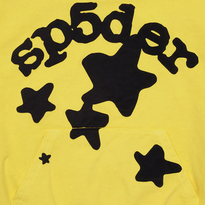 Sp5der Yellow Beluga Hoodie