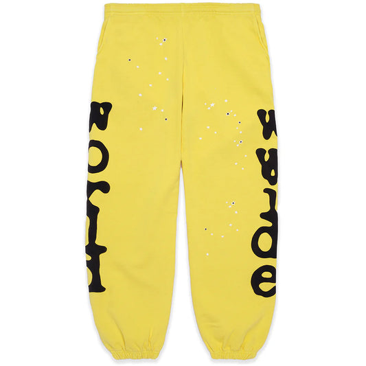 Sp5der Yellow Beluga Sweatpants